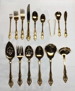 Oneida Community Golden Brahms Gold Electroplate Flatware - Choice - Picture 1 of 118