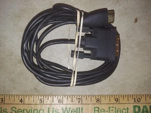 22RR86 COMPUTER / TV CABLE, HDMI -- DVI, 10' LONG, VERY GOOD CONDITION - Picture 1 of 3