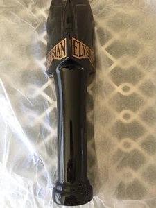 Mango de grifo de cerveza de tres lados negro brillante Elysian Brewing, Seattle WA NUEVO en CAJA - Imagen 1 de 9