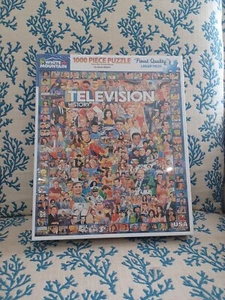 White Mountain 1000 Piece Jigsaw Puzzle Television History James Mellett NEW - Picture 1 of 4