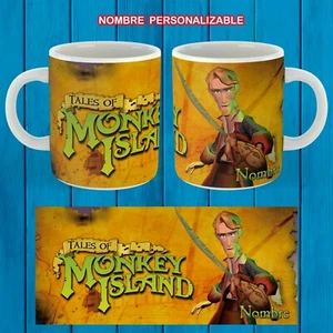 TALES OF MONKEY ISLAND TAZA CON NOMBRE PERSONALIZABLE VIDEOGAME MUG - Imagen 1 de 1