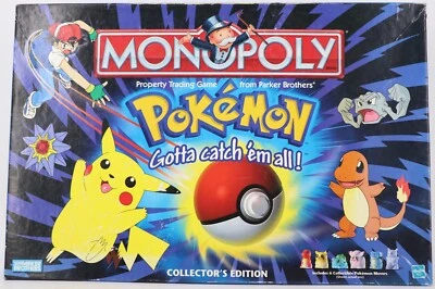 Pokemon Monopoly Collector's Edition Parker Brothers 1998 - Image 1 of 4