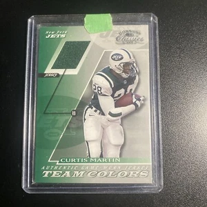 2001 Donruss Classics TEAM COLORS Curtis Martin #TC-47 New York Jets HOF Jersey - Picture 1 of 2