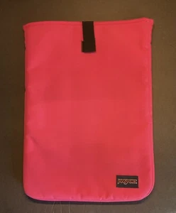 Jansport Laptop Sleeve Case Hot Pink 10.5"W x 15"H ~ NWOT - Picture 1 of 5