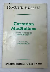Cartesian Meditations : An Introduction to Phenomenology by Husserl | 1967 - Picture 1 of 11
