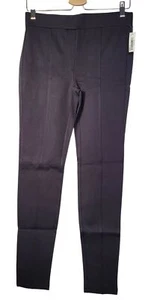 Daily Ritual Women's Ponte Knit Seamed-Front Legging With 2 Pockets M Long Black - Picture 1 of 9