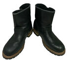 ^ GAT-TANK, Black Leather, Men's Size 9 1/2 Mid-rise Boots