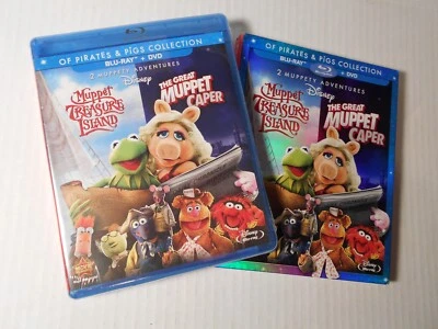 The Muppets Disney Muppetry Pirates & Pigs Collection Blu-Ray DVD Combo Treasure - Image 1 of 4