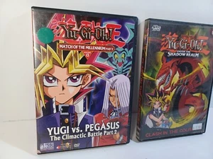 Yu-Gi-Oh Volume 13 Yugi Vs. Pegasus & Clash In The Coliseum DVD Lot Of 2 - Picture 1 of 6