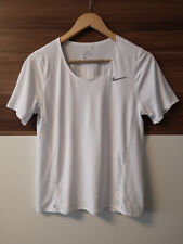 Nike Dri-FIT T-Shirt Damen Color; Weiß Größe; M Gebraucht