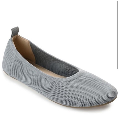 SCARPA Ballerine da donna Journee Collection in maglia pieghevole punta tonda taglia 8 5