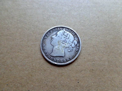 Canada coin Newfoundland 20 cents 1900 Queen Victoria (ab) - Image 1 of 2