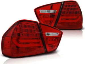 LED bar rear lights for BMW 3 Series E90 Sedan 2005 2006 2007 2008 VR-715 Red - Picture 1 of 3