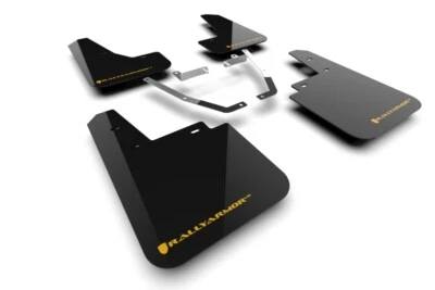 Брызговики Rally Armor MF116-UR-BLK-WOR для Subaru Crosstrek Wilderness 24–25 годов выпуска - Изображение 1 из 4