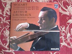 Grumiaux Mozart Violin Con KV 216/ 219 HI-FI STEREO Philips 835112 AY NM