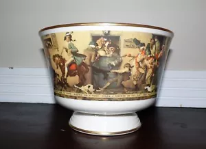 Vintage 1976 Gorham Fine China Norman Rockwell Limited Edition Collector's Bowl - Picture 1 of 11