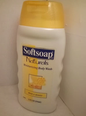 Softsoap Naturals Moisturizing Milk & Honey Body Wash 12 oz Old Stock - Image 1 of 2