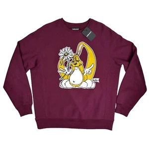 The Hundreds COAX AWR Bunny Crewneck Sweatshirt GAT 90s Streetwear - Picture 1 of 3