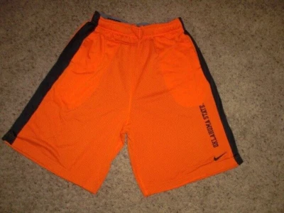 OKLAHOMA STATE orange Nike athletic Dri Fit SHORTS men's Small - Image 1 of 4