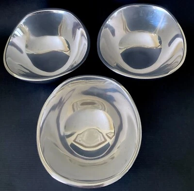 Lote 3 Dansk Classic Fjord Metal Pequeño Cuenco 10 Oz. Aluminio pesado uso ligero en muy buena condición Foto 1 de 4