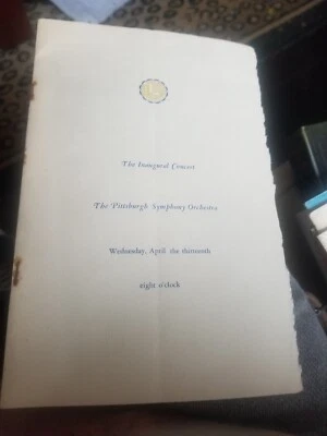 Indiana University Pittsburgh Symphony Orchestra April 13,1966 - Image 1 of 2