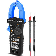 Digital Clamp Meter Multimeter AC DC Voltage Meter Diode hFE with Tester Leads