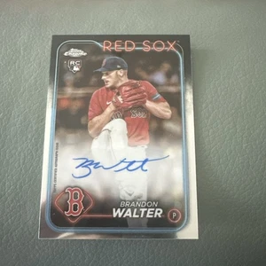 2024 Topps Chrome Brandon Walter RC Auto #RA-BWA Red Soxs - Picture 1 of 2