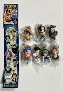 ONE PIECE figure strap key chain Lot 7 set Luffy Ace mascot anime Japan m632 - Picture 1 of 3