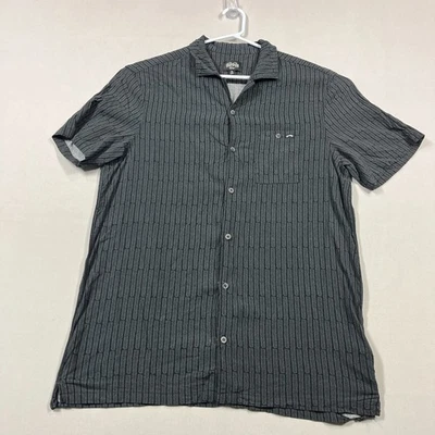 Billabong Button Up Shirt Rayon Otis Carey Camp Open Party Mens XL Slim Fit - image 1 of 4