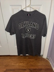 Oakland Raiders T-Shirt – NFL Team Apparel-Men’s M-Dark Gray - Picture 1 of 6
