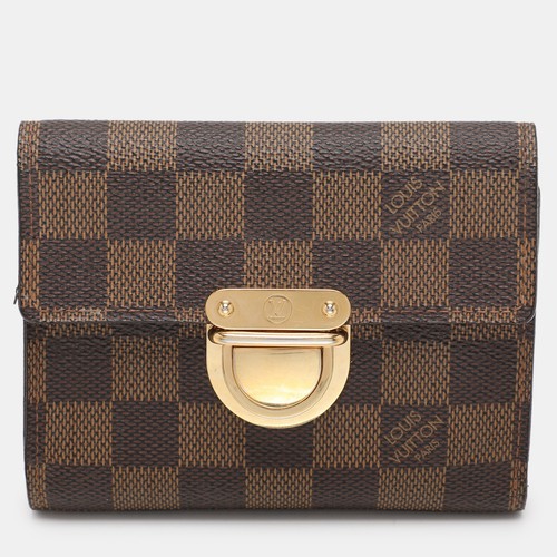 LOUIS VUITTON（LV） Portafoglio Louis Vuitton Damier Ebene tela koala