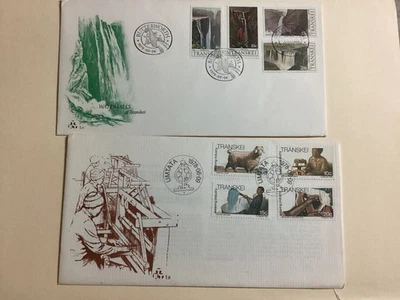 South Africa 1978-79 Transkei FDC Wool and Waterfalls 4c,10c,15c,20c - Image 1 of 3