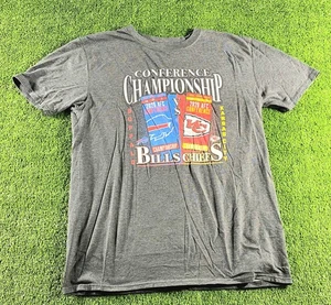 CAMISETA CAMPEONATO AFC 2020 BUFFALO BILLS AT KANSAS CITY CHIEFS FANATICS TALLA L - Imagen 1 de 10