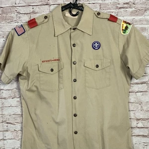 Camisa Vintage Boy Scouts of America Adulto XL Nevada California Manchas en la Manga - Imagen 1 de 13