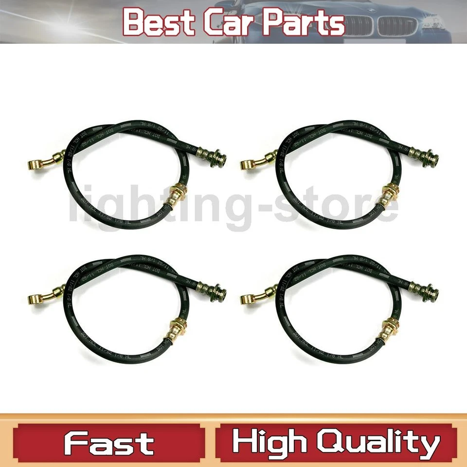 Línea de freno de manguera hidráulica de freno delantero trasero 4 para camioneta Chevrolet Corvair 1961 Foto 1 de 4