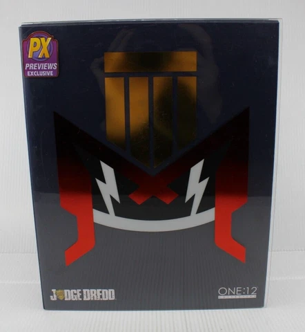 E5 Mezco ONE:12 Collective Action Figure Judge Dredd Previews Exclusive PX Cover