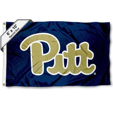 Pitt Panthers Script Pitt 6 ft x 10 ft Large Flag Cover