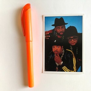 Run DMC Rappers Rare 1988 Import Smash Hits Trading Collectors Card