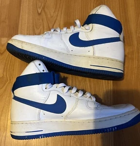 Nike Air Force 1 2011 Size 8 High ‘07 White Soar Blue 315121-110 2037 - Picture 1 of 8