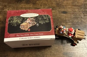 1997 Hallmark Keepsake Ornament The Claus-Mobile Here Comes Santa (50) - Picture 1 of 7