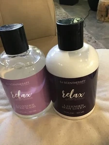 SJ aromaterapia lavanda loción corporal y lavado corporal nuevo 12 fl oz cada uno - Imagen 1 de 3