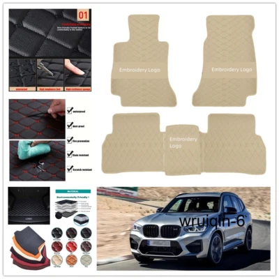 Alfombrillas para coche BMW X3 2000-2024 alfombrillas impermeables personalizadas para todo tipo de clima Foto 1 de 4