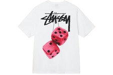 Stussy Fuzzy Dice Tee / XL / WHITE T SHIRT