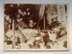 Antica FOTO post mortem photo funerale veglia bambina 2 - Foto 1 di 2