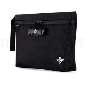 Erozul Orion 11" Bag With Combination Lock & Odor Control Technology Black - Picture 1 of 5