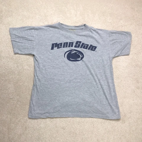 Penn State University T Shirt Mens Large Gray Big Ball Cover