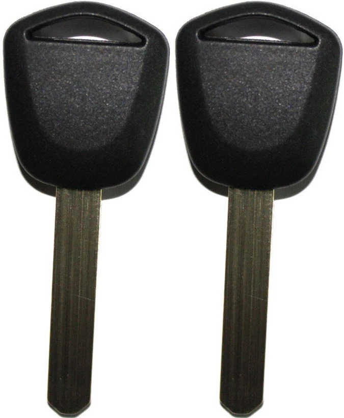 2(par) PARA ACURA HONDA REPUESTO TRANSPONDEDOR ASTILLADO SIN CORTAR HOJA LLAVE EN BLANCO Foto 1 de 1