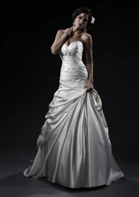 House of Wu Cara Mia Marfil Hollie Vestido de Novia Vestido de Novia Talla 14 Nuevo con Etiquetas Foto 1 de 4