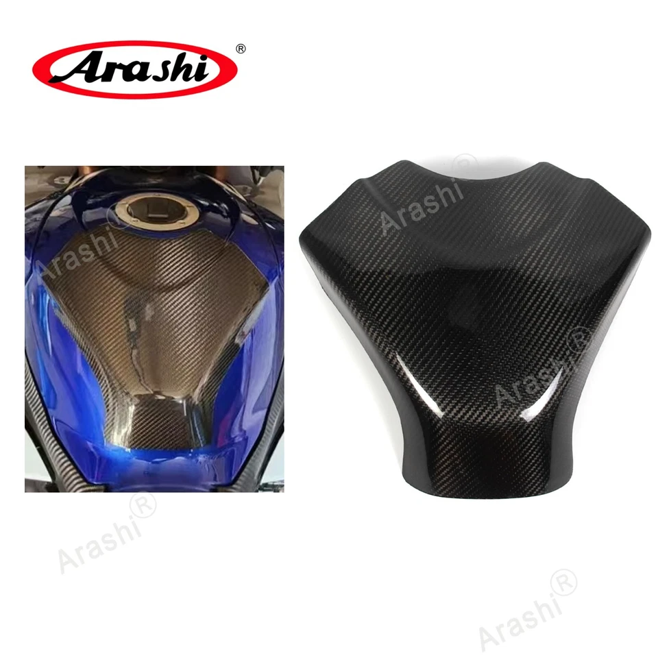 Protector de cubierta de tanque de gasolina de fibra de carbono para Suzuki GSXR1000 2007 2008 GSX-R 1000 Foto 1 de 4