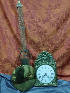 Antike ODO Uhr Front Kompoise Glockenspiel + Pendel SLE15 - Bild 1 von 6